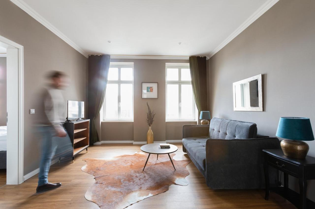 Leipzig-Suites No.12 4 Zimmer Apartment Und Balkon ภายนอก รูปภาพ