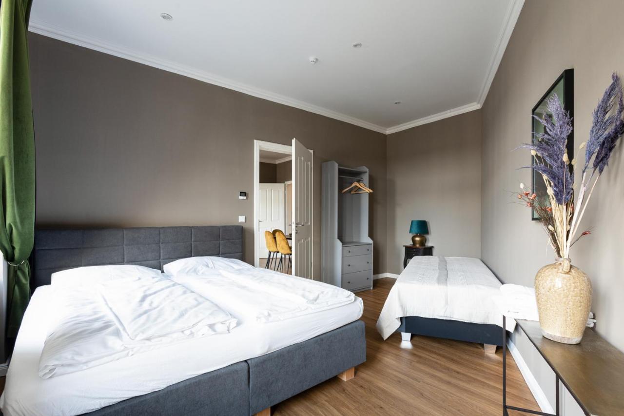 Leipzig-Suites No.12 4 Zimmer Apartment Und Balkon ภายนอก รูปภาพ